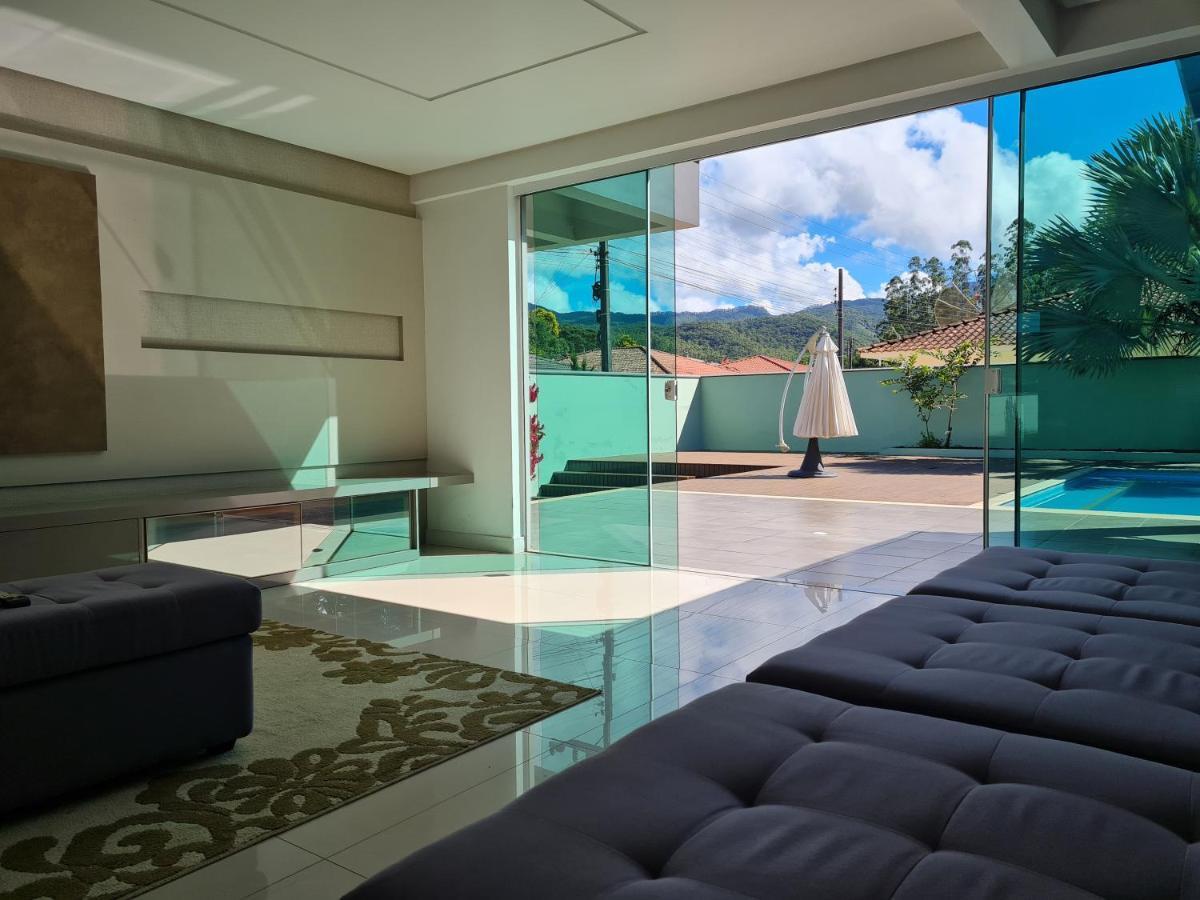 Lux House - Natureza - Piscina - Alto Padrao. Nova Trento Luaran gambar